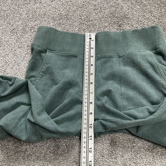 Columbia Leggings Womens Medium Green Capri Pockets Slim Outdoor Gym Running - Picture 8 of 14